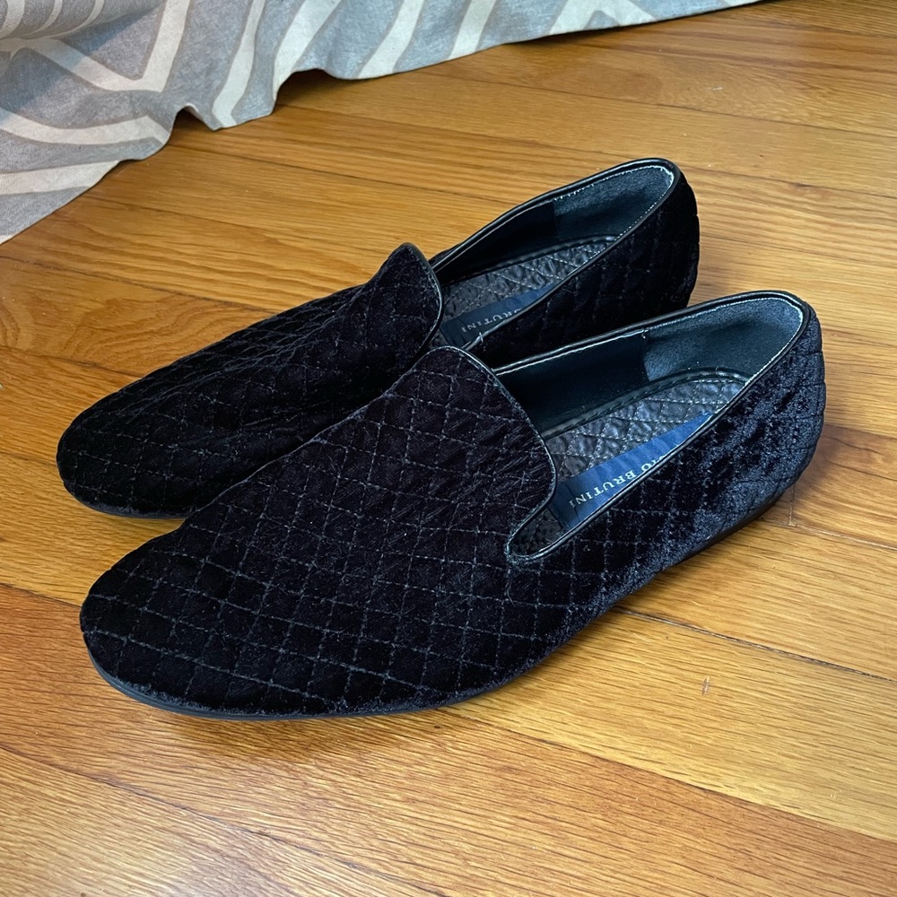 Giorgio Brutini Quilted Velour Loafer